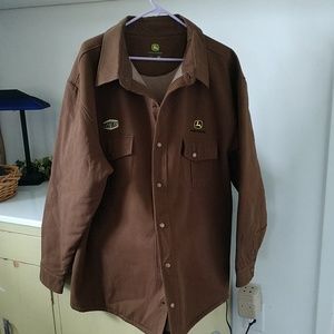 XL Fleece lined John Deere Long sleeve shirt